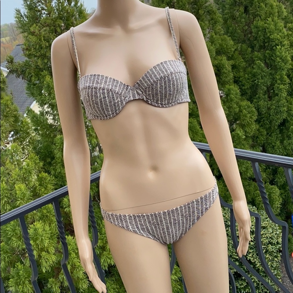 European Swimsuit Bikini, Detachable Straps, S